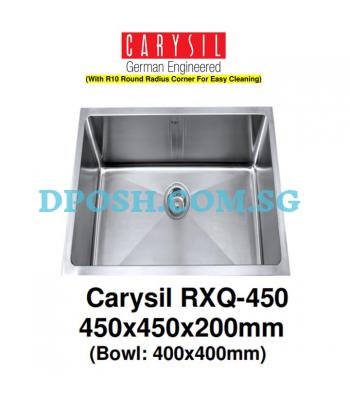 CARYSIL-RXQ-450-1.2mm Handmade Stainless Steel Undermount Kitchen Sink