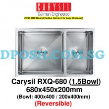 CARYSIL-RXQ-680-1.2mm Handmade Stainless Steel Undermount Kitchen Sink 