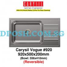 CARYSIL-VOGUE#920-Stainless Steel Insert Kitchen Sink 