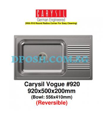 CARYSIL-VOGUE#920-Stainless Steel Insert Kitchen Sink