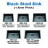 MONIC-MBX-680-Black Steel Finish Kitchen Sink