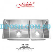 Fidelis-FSD-21303-1.2mm Stainless Steel Undermount Kitchen Sink 