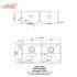 Fidelis-FSD-21308-1.2mm Stainless Steel Undermount Kitchen Sink 