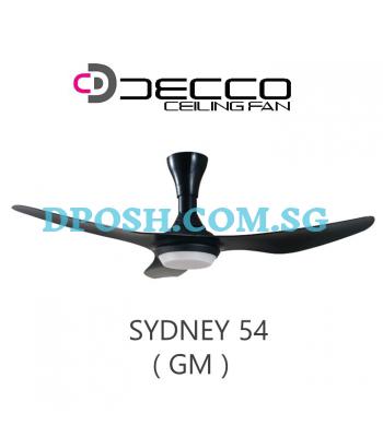 DECCO-Sydney-54'' ( OAK ) Ceiling Fan With Remote Control & 18W RGB