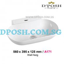 Baron-A171-Wall Mounted Ceramic Basin