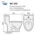 Tiara-WC-520 One Piece Toilet Bowl