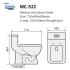 Tiara-WC-522 One Piece Toilet Bowl Tiara-WC-522 One Piece Toilet Bowl