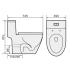 Tiara-WC-918B One Piece Toilet Bowl Tiara-WC-918B One Piece Toilet Bowl