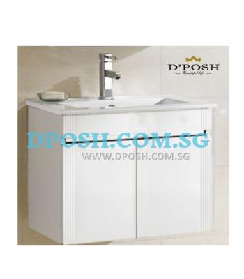 8246W-60-BC-Stainless Steel Basin Cabinet  ( White )