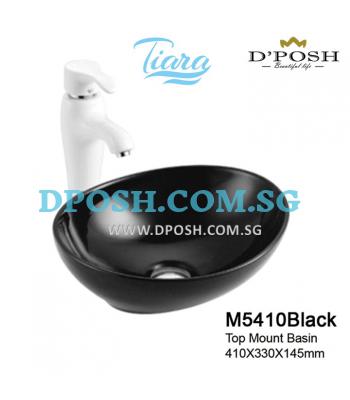 Tiara-M5410-Black-Counter Top Ceramic Basin