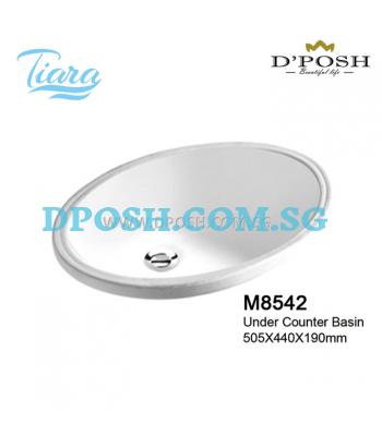Tiara-M8542-Undermount Ceramic Basin