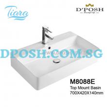 Tiara-M8088E-Counter Top Ceramic Basin