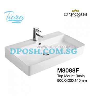 Tiara-M8088F-Counter Top Ceramic Basin