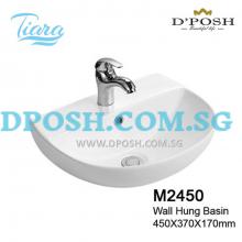 Tiara-M2450-Wall Mounted Ceramic Basin