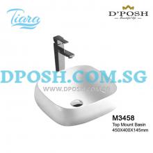 Tiara-M3458-Counter Top Ceramic Basin