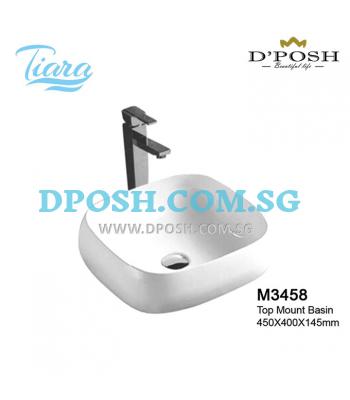 Tiara-M3458-Counter Top Ceramic Basin