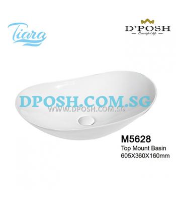 Tiara-M5628-Counter Top Ceramic Basin