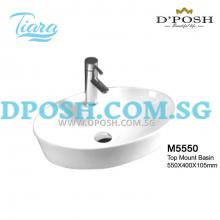 Tiara-M5550-Counter Top Ceramic Basin