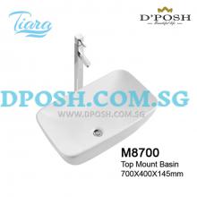 Tiara-M8700-Counter Top Ceramic Basin