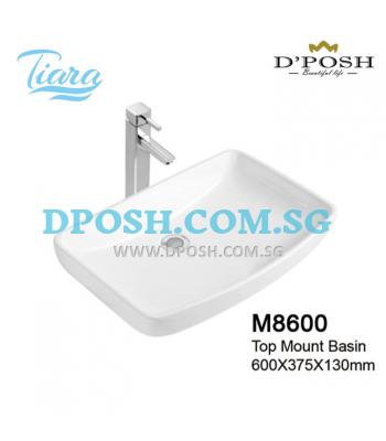 Tiara-M8600-Counter Top Ceramic Basin