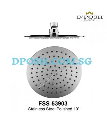 FSS-53903-10" ( Stainless Steel Polished ) Round Shower Head