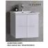 Baron-A106B-Stainless Steel Basin Cabinet  ( PEARL  WHITE )