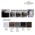 Baron-A106B-Stainless Steel Basin Cabinet  ( PEARL  BLACK )