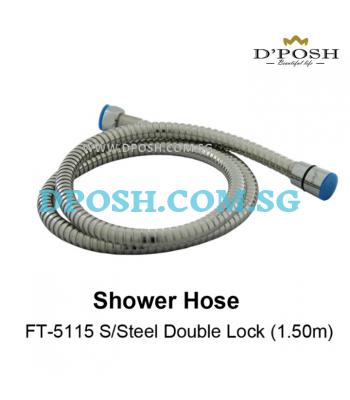 Fidelis-FT-5115 S/Steel Double Lock Shower Hose ( 1.50M )