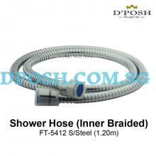 Fidelis-FT-5412  S/Steel Shower Hose ( INNER BRAIDED ) ( 1.20M )
