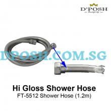 Fidelis-FT-5512 Hi Gloss Sliver Shower Hose ( 1.20M )