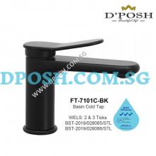 Fidelis FT-7101C-BK-Basin Mixer Tap ( Matt Black )