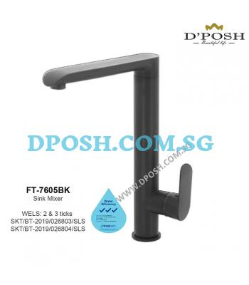 Fidelis FT-7605BK-Kitchen Sink Mixer Tap ( Matt Black )