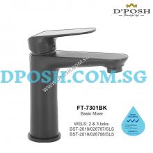 Fidelis FT-7301BK-Basin Mixer Tap ( Matt Black )