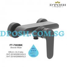 Fidelis FT-7303BK-Shower Mixer Tap ( Matt Black )