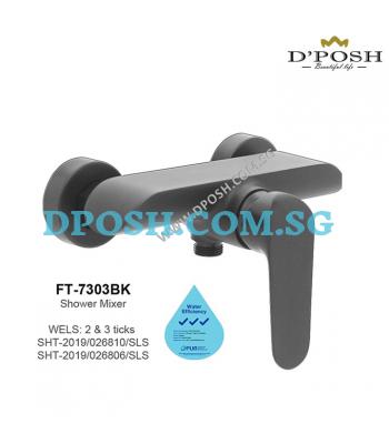 Fidelis FT-7303BK-Shower Mixer Tap ( Matt Black )