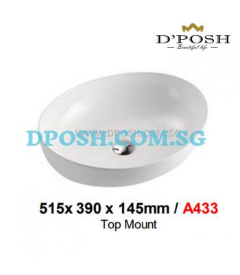 Baron-A433-Counter Top Ceramic Basin