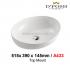 Baron-A433-( Matt Black ) Counter Top Ceramic Basin 