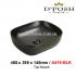 Baron-A419-BLK-( Matt Black ) Counter Top Ceramic Basin