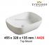 Baron-A426-BLK-( Matt Black ) Counter Top Ceramic Basin