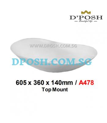 Baron-A478-Counter Top Ceramic Basin