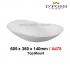 Baron-A478-WB-( White/Black ) Counter Top Ceramic Basin