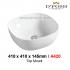 Baron-A420-Counter Top Ceramic Basin