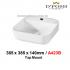 Baron-A423B-Counter Top Ceramic Basin