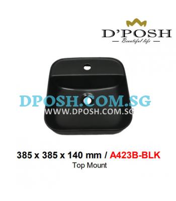 Baron-A423B-BLK ( Matt Black ) Counter Top Ceramic Basin
