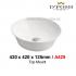 Baron-A429-Counter Top Ceramic Basin