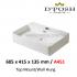 Baron-A451-Counter Top/Wall Mounted  Ceramic Basin