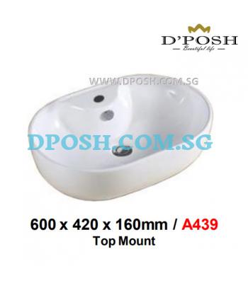 Baron-A439-Counter Top Ceramic Basin