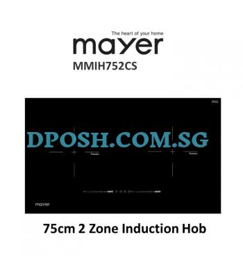 Mayer MMIH752CS 75cm 2 Zone Induction Hob