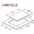 HAFELE 536.01.670 30cm Domino Induction Hob ( HC-I302B )