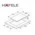 HAFELE 536.01.620 30cm Domino Radiant Hob ( HC-R302A )